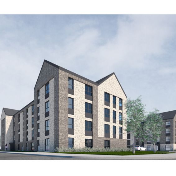 Artist impression of new homes in East Lane, Paisley