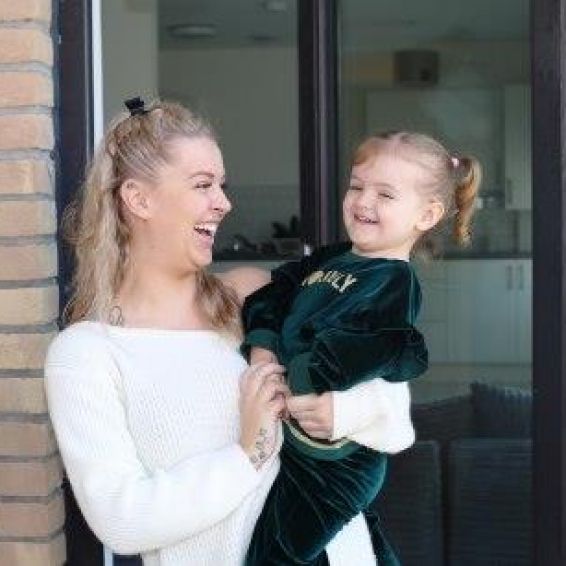 Denise Ackland and daughter Beau