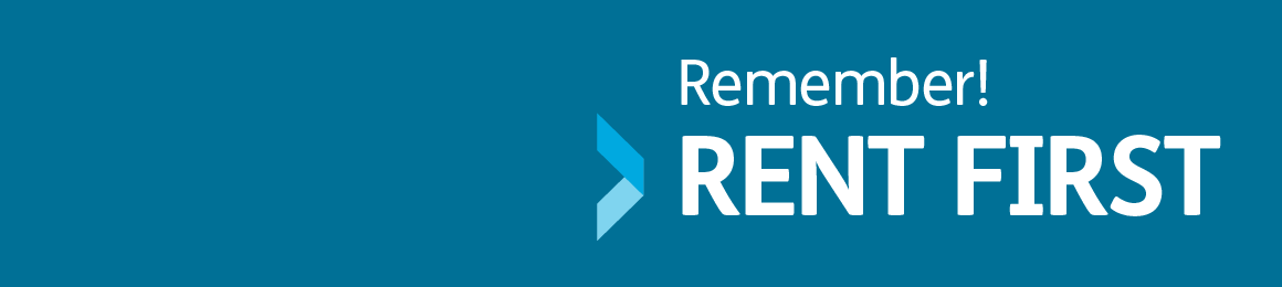 Remember rent first