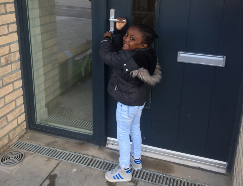 Wee Yara's joy at new Wallacewell Gate home