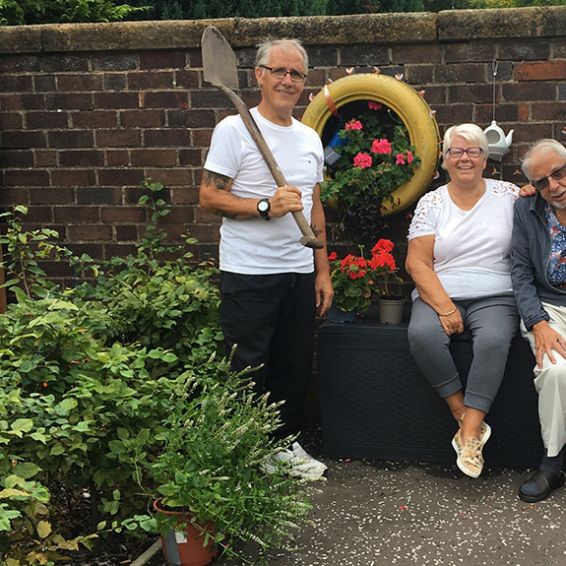 John McInally has created a stunning garden at Kippen Gate in Glasgow