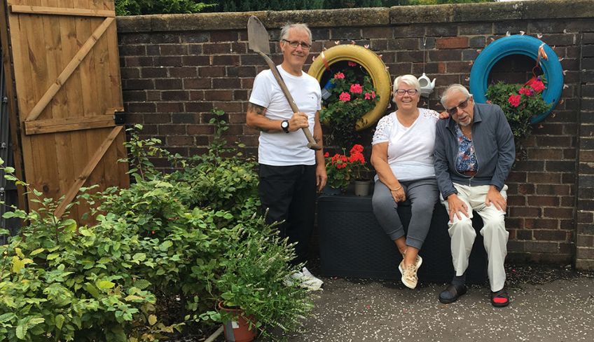 John McInally has created a stunning garden at Kippen Gate in Glasgow