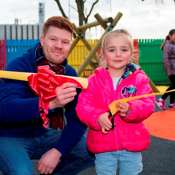 Staff meet youngsters at Inchyra Place