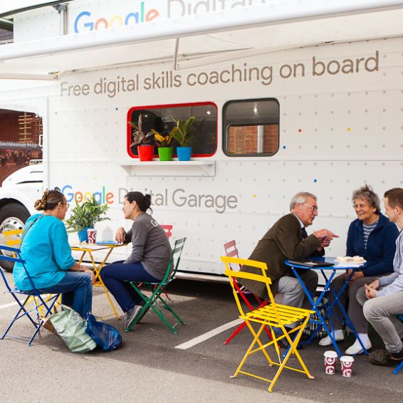 The Google Bus offers free help with getting online and making the most of the internet