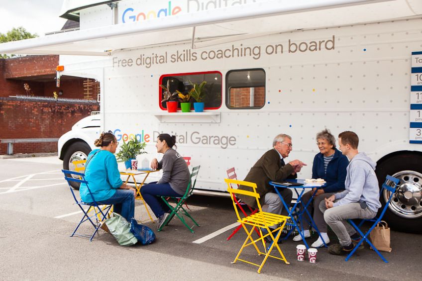 The Google Bus offers free help with getting online and making the most of the internet