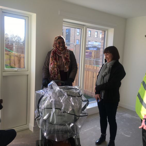 Tenants' joy at new Loretto homes