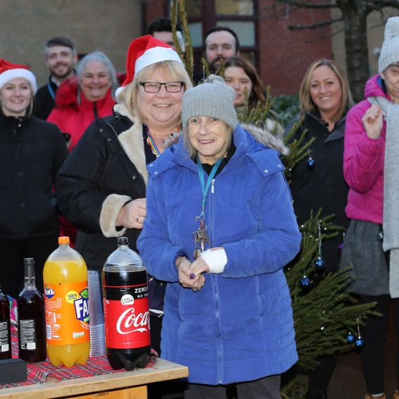 Loretto Housing and Loretto Care held a Christmas party at Quarrywood Avenue, Glasgow