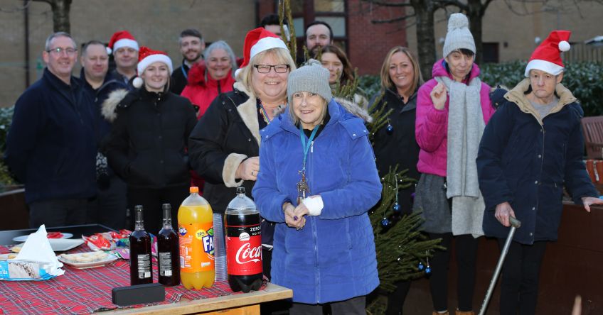 Loretto Housing and Loretto Care held a Christmas party at Quarrywood Avenue, Glasgow