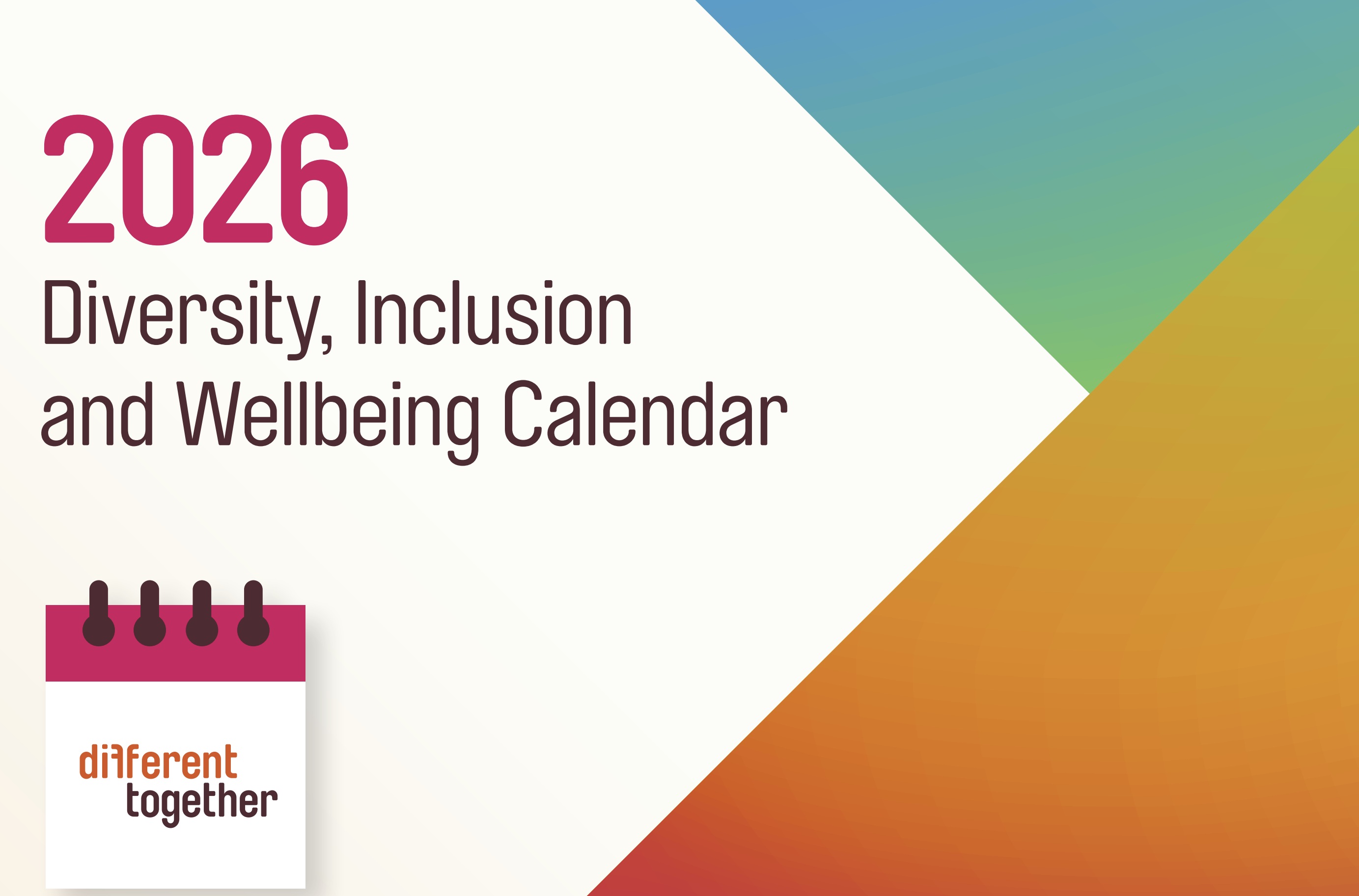 Different Together Calendar 2025