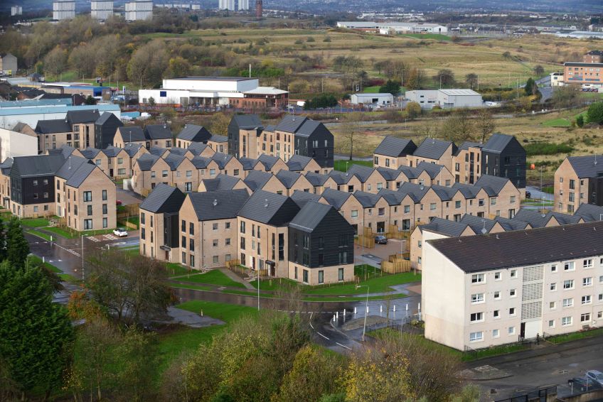 Sighthill new-build homes
